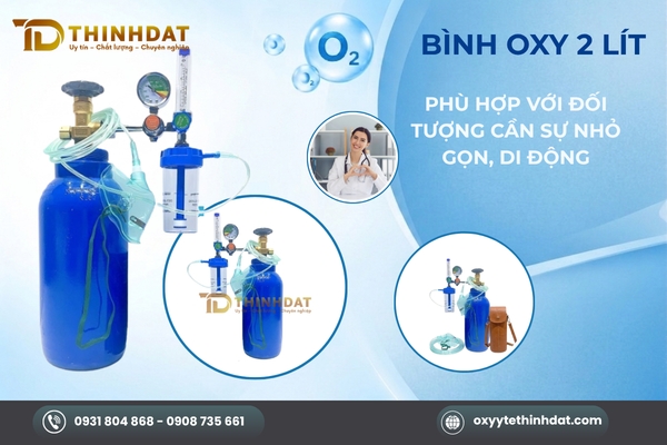 Bình Oxy y tế 2 Lít: Giải Pháp Trợ Hô Hấp Nhỏ Gọn, Di Động Cho Mọi Nhu Cầu