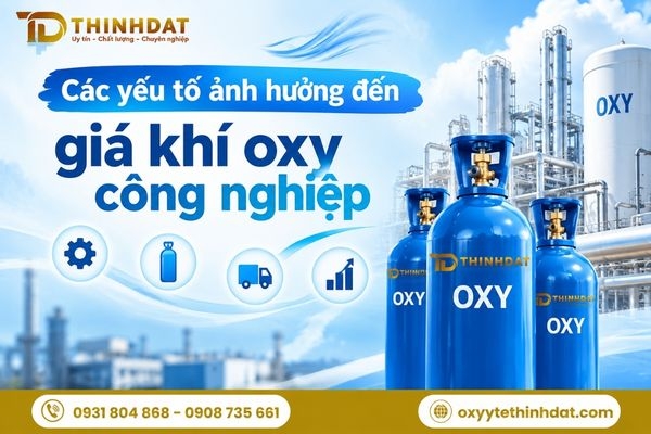Các yếu tố ảnh hưởng đến giá khí oxy công nghiệp