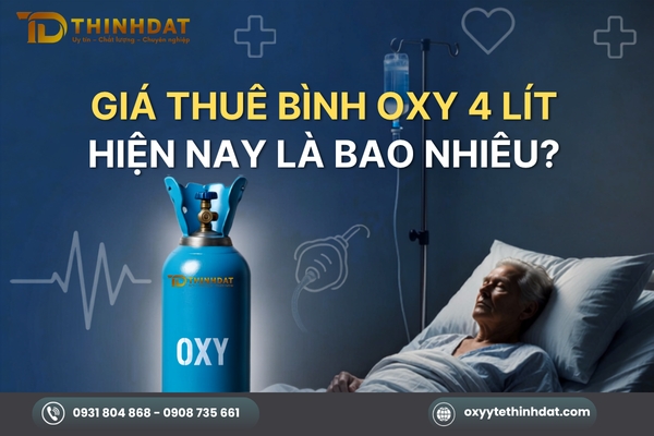 Giá thuê bình oxy 4 lít hiện nay là bao nhiêu?