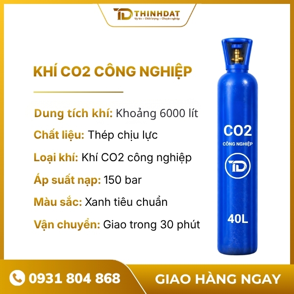 Khí CO2 công nghiệp