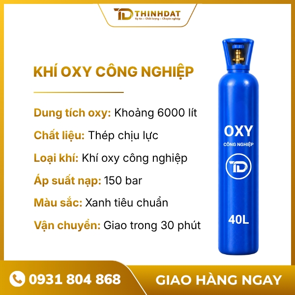 Khí Oxy công nghiệp